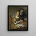 Conversation Piece - Bartholomeus Maton — framed artwork on a wall