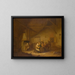 Peasants in the Tavern - Bartholomeus Molenaer — framed artwork on a wall