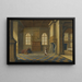 The Christ in the house of Mary and Martha - Bartholomeus van Bassen — framed artwork on a wall