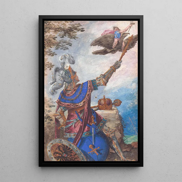 Reproduction of the painting Allegory of Painting under the House of Habsburg - Bartholomäus Strobel the Younger