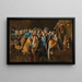 The Christ among the Doctors - Bartholomäus Wittig — framed artwork on a wall