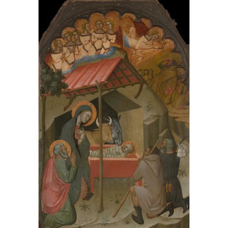 L'Adoration des bergers - Bartolo di Fredi — artwork view