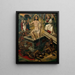 Resurrection Painting - Bartolomé Bermejo — framed artwork on a wall