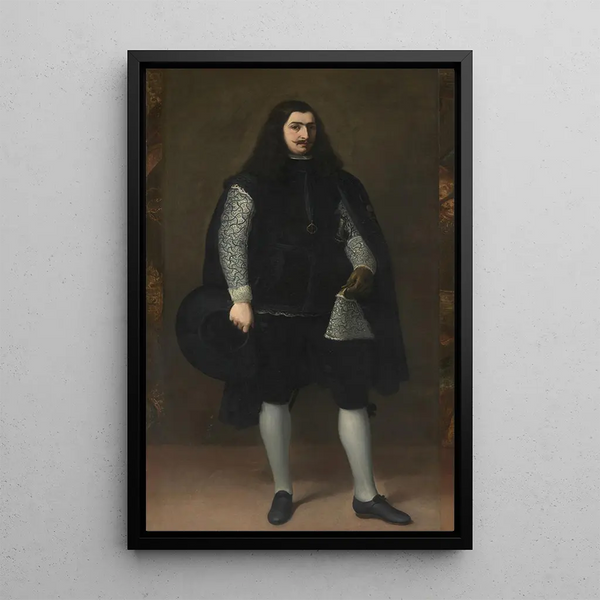 a Knight of Alcántara or Calatrava - Bartolomé Esteban Murillo — framed artwork on a wall