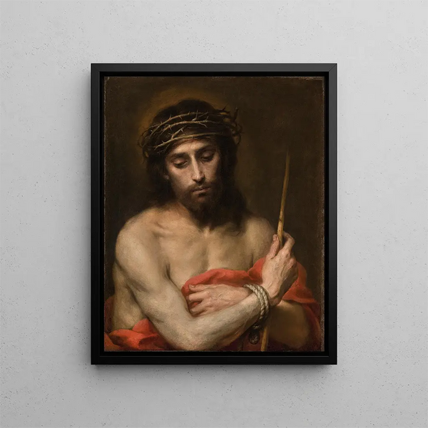Voici l'homme - Bartolomé Esteban Murillo — framed artwork on a wall