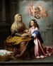 L'éducation de la Vierge - Bartolomé Esteban Murillo — artwork view