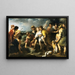 Joseph and His Brothers - Bartolomé Esteban Murillo — framed artwork on a wall