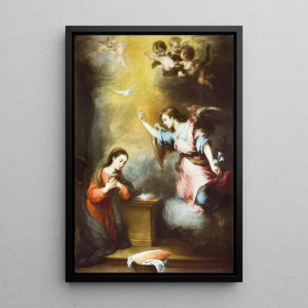 Reproduction of the painting L'Annonciation - Bartolomé Esteban Murillo