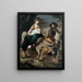 The Flight into Egypt - Bartolomé Esteban Murillo — framed artwork on a wall