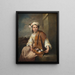 La fille aux fleurs - Bartolomé Esteban Murillo — framed artwork on a wall