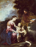 La Sainte Famille avec l'enfant Baptiste - Bartolomé Esteban Murillo — artwork view