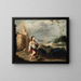 The Prodigal Son Feeding Pigs - Bartolomé Esteban Murillo — framed artwork on a wall