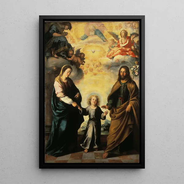 Reproduction of the painting The Return of the Holy Family from Egypt - Bartolomé Esteban Murillo