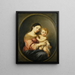 The Virgin and Child - Bartolomé Esteban Murillo — framed artwork on a wall