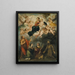 The Virgin and Child with Saints - Bartolomé Esteban Murillo — framed artwork on a wall