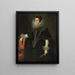 Portrait of a lady - Bartolomé González y Serrano — framed artwork on a wall