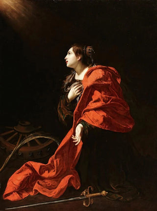 Sainte Catherine Painting - Bartolomeo Cavarozzi — artwork view