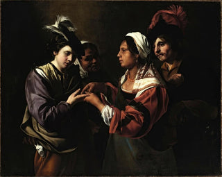 The Seer - Bartolomeo Manfredi — artwork view
