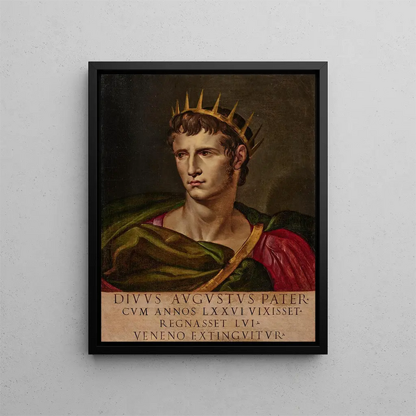L'empereur Auguste - Bartolomeo Passarotti — framed artwork on a wall