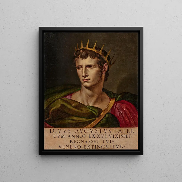 L'empereur Auguste - Bartolomeo Passerotti — framed artwork on a wall