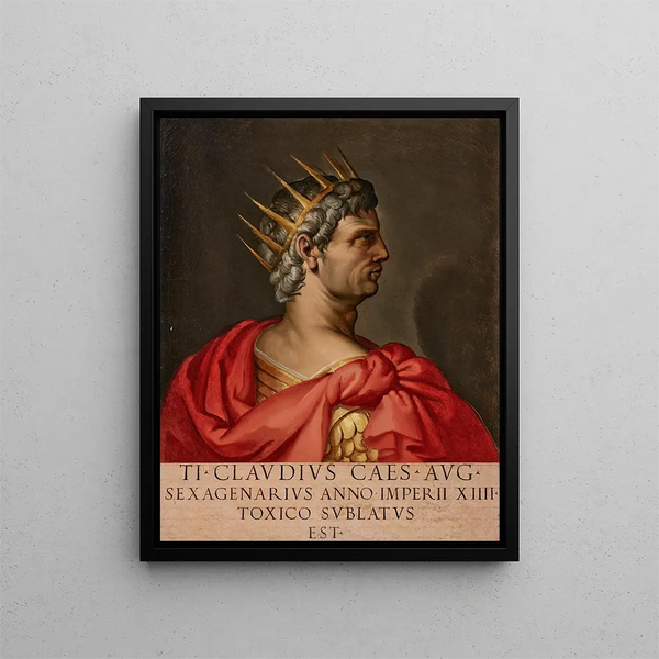 L'empereur Claude - Bartolomeo Passerotti — framed artwork on a wall