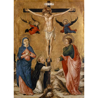 La Crucifixion du Christ - Bartolomeo Vivarini — artwork view