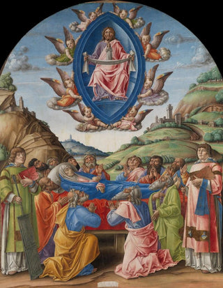La mort de la Vierge - Bartolomeo Vivarini — artwork view