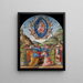 La mort de la Vierge - Bartolomeo Vivarini — framed artwork on a wall