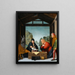 L'Adoration des bergers - Bartolommeo Suardi — framed artwork on a wall
