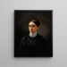 Portrait of Eusebia Sewell - Barton Stone Hays — framed artwork on a wall