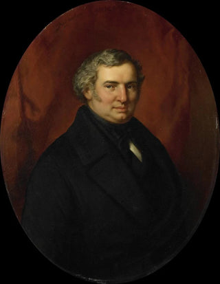 Portrait painting of Hendrik André Cornelis Tierens, city official of Heusden - Bastiaan De Poorter — artwork view