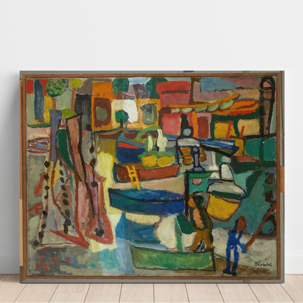 Reproduction of the painting Bateaux à Collioure - Sasza Blonder