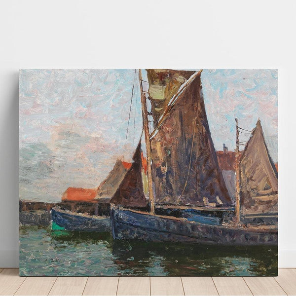 Reproduction of the painting Sailing Boats Painting - Alfred Zoff