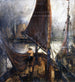 Fishing Boats Painting - Jozef De Coene — artwork view