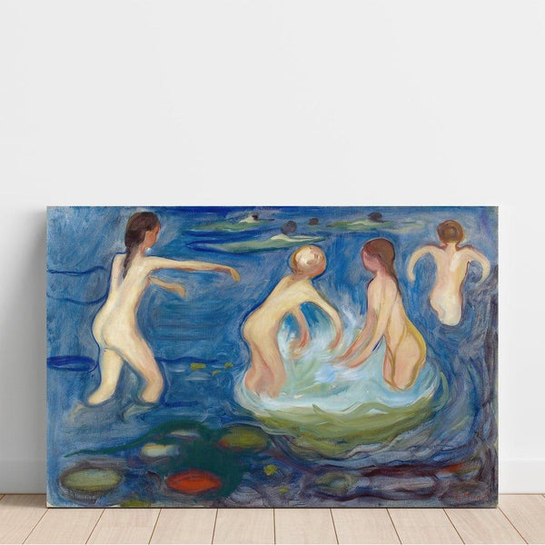 Reproduction of the painting Bathing Girls - Edvard Munch
