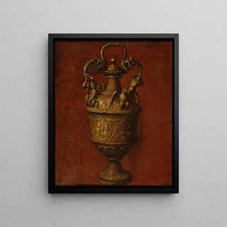 a Dangerous Ship - Baudouin Yvart — framed artwork on a wall