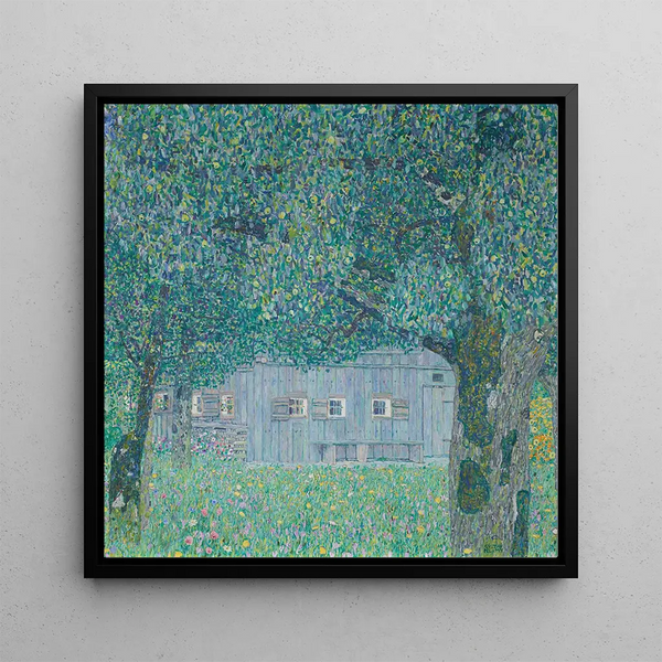 Bauernhaus à Buchberg Oberösterreichisches Bauernhaus - Gustav Klimt — wall display of the artwork