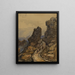 Entrance of the Almanna Gau, for example Almannagj Iceland - Bayard Taylor — framed artwork on a wall