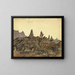 Lava field in Iceland - Bayard Taylor — framed artwork on a wall