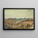 Reykjavik painting, capital of Iceland - Bayard Taylor — framed artwork on a wall