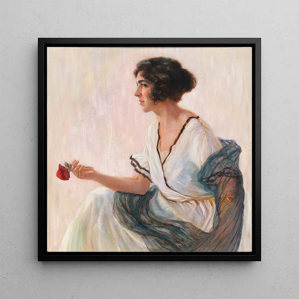 Beauty - Eduard Veith — framed artwork on a wall