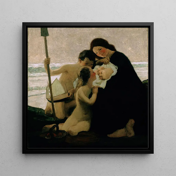 Baby Sea Creatures - Max Bohm — framed artwork on a wall