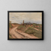 Small Shepherdess Painting - Béla Spányi — framed artwork on a wall