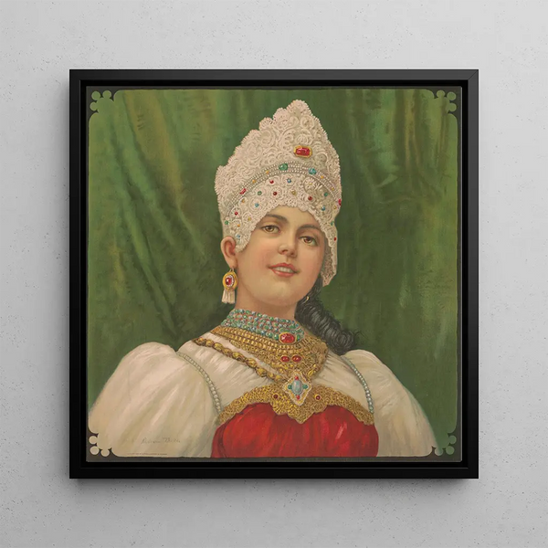 Belle russe - Campbell Metzger Jacobson — framed artwork on a wall