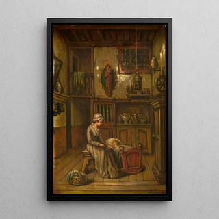 Reproduction of the painting Interior Painting - Ben Linnig
