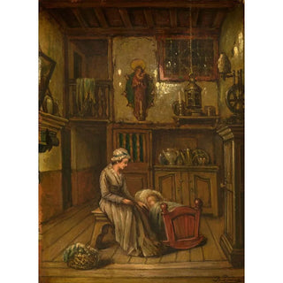 Reproduction of the painting Interior Painting - Ben Linnig