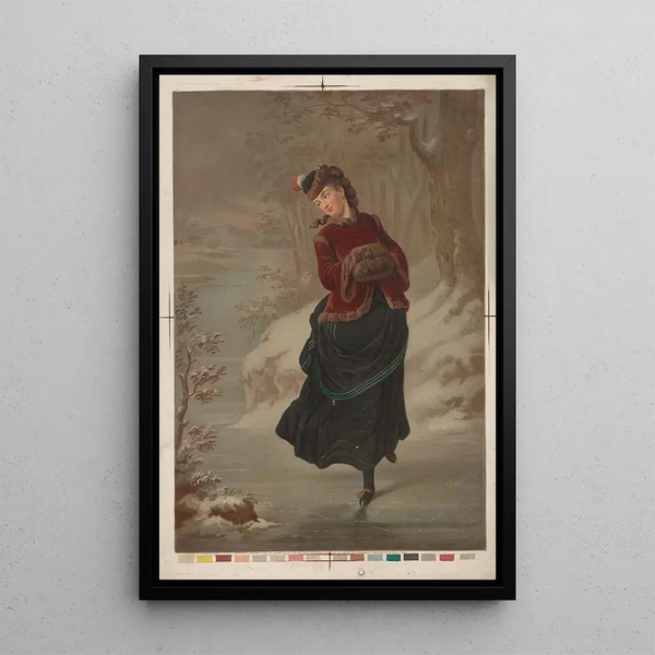 Reproduction of the painting The Ice Queen - Bencke Scott