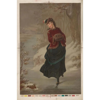 Reproduction of the painting The Ice Queen - Bencke Scott