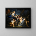 Diane et Endymion - Benedetto Gennari le Jeune — framed artwork on a wall