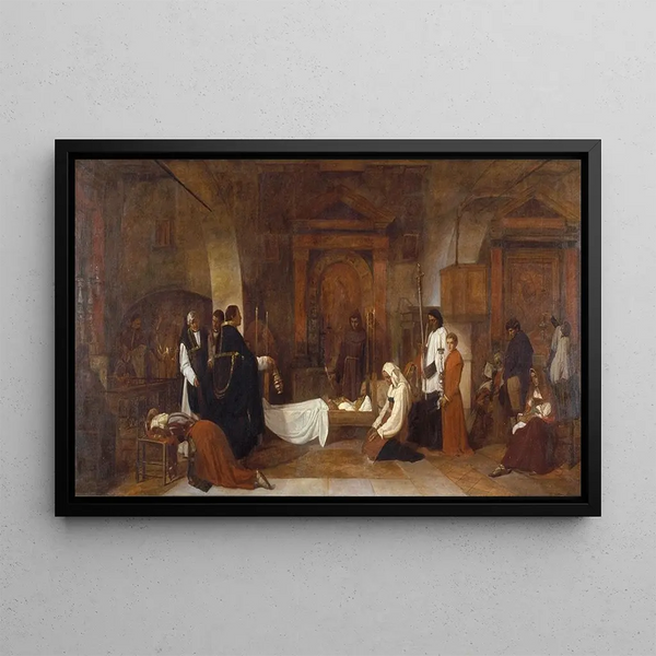 Church of Cervara, Papal States - Benet Mercadé — framed artwork on a wall